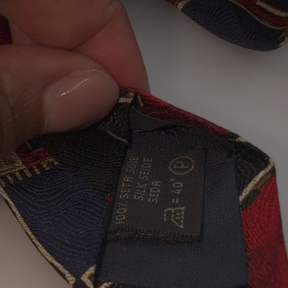 Ermenegildo Zegna Red and Blue Ties Accessories - Picture 3 of 7